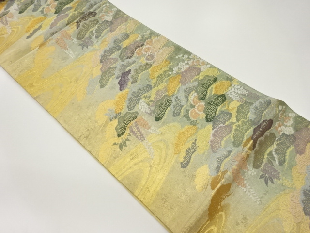 JAPANESE FUKURO OBI / WOVEN KIKU